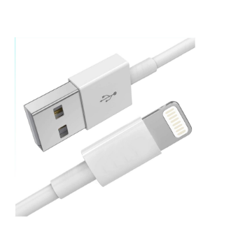 Show details for USB to Lightning Cable For Apple iPhone - 1M White Rapid Charging and Data Transfer Picture of USB to Lightning Cable For Apple iPhone - 1M White Rapid Charging and Data Transfer
