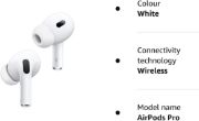 Picture of AirPods Pro 2nd generation With Charging Case For Apple - Bluetooth Noise Cancelling Wireless Airpods