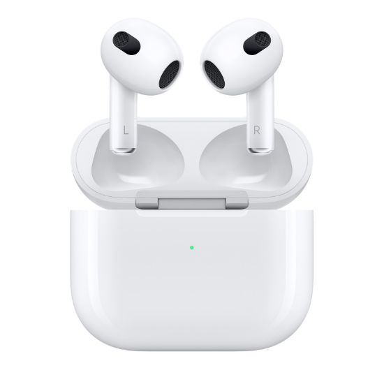 Picture of AirPods (3rd Generation) with MagSafe Charging Case | Enhanced Audio for iPhone, iPad, MacBook | Backed by Seller Warranty