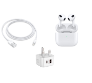 Picture of AirPods (3rd Generation) with MagSafe Charging Case | Enhanced Audio for iPhone, iPad, MacBook | Backed by Seller Warranty
