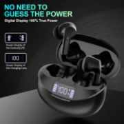 Picture of Wireless Earbuds Bluetooth 5.3, HiFi Stereo Deep Bass, CVC Noise Cancelling, LED Display, 35H Playtime, USB-C, Touch Control