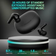 Picture of Wireless Earbuds Bluetooth 5.3, HiFi Stereo Deep Bass, CVC Noise Cancelling, LED Display, 35H Playtime, USB-C, Touch Control