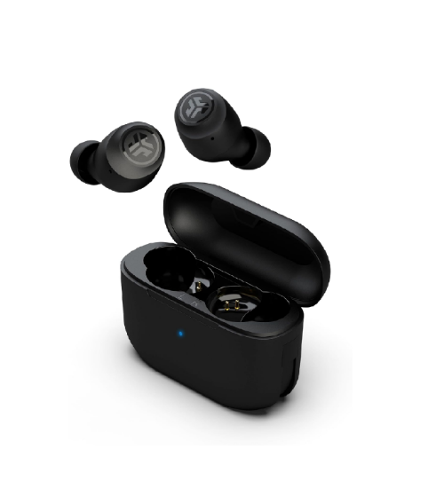 Picture of JLab Go Air Pop True Wireless Earbuds with Charging Case, IPX4, Bluetooth 5, Black