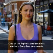 Picture of Sony WF-C510 True Wireless Earbuds, Small Lightweight Bluetooth In-Ear Headphones, Multipoint, IPX4, 22H Battery, Black
