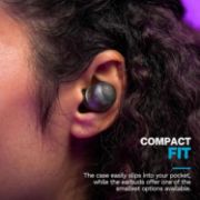 Picture of JLab Go Air Pop True Wireless Bluetooth Earbuds with Charging Case, Dual Connect, IPX4, 3 EQ Modes, Clear Case