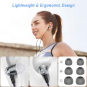 Picture of Blukar In-Ear Earphones with High Sensitivity Mic, Noise Isolating, HD Sound for iPhone, iPad, Smartphones & MP3 Players