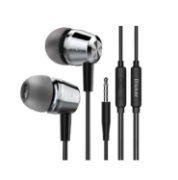 Picture of Blukar In-Ear Earphones with High Sensitivity Mic, Noise Isolating, HD Sound for iPhone, iPad, Smartphones & MP3 Players
