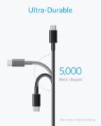Picture of Anker USB C Charger Cable 2 Pack 3ft 0.9m USB A to USB C Braided Fast Charging Cable for iPhone 17 16 Samsung Galaxy iPad MacBook