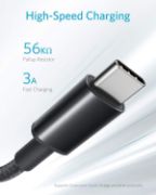 Picture of Anker USB C Charger Cable 2 Pack 3ft 0.9m USB A to USB C Braided Fast Charging Cable for iPhone 17 16 Samsung Galaxy iPad MacBook
