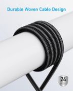 Picture of Anker 240W USB C to USB C Cable 2 Pack 6ft 1.8m Fast Charging USB C Charger Cable for MacBook iPhone 17 Samsung Galaxy iPad Pro USB 2.0