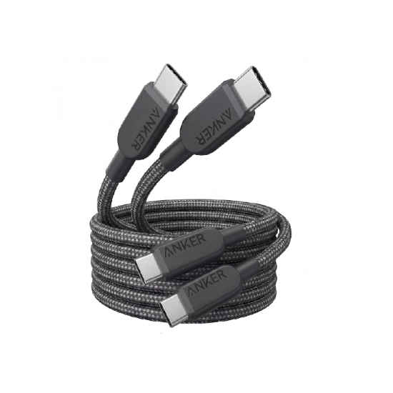 Picture of Anker 240W USB C to USB C Cable 2 Pack 6ft 1.8m Fast Charging USB C Charger Cable for MacBook iPhone 17 Samsung Galaxy iPad Pro USB 2.0