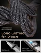 Picture of LISEN USB C to USB C Cable 4 Pack 0.5M/1M/2M 60W Fast Charging for iPhone 17/16/15, iPad, Samsung Galaxy, Pixel & Switch