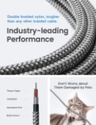 Picture of Yosou USB A to USB C Charger Cable 2 Pack 2M 3A Fast Charging Braided for Samsung Galaxy S22/S21, Pixel, PS5 & Switch