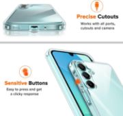 Picture of iVoler Samsung Galaxy A16 Clear TPU Case with 2 Tempered Glass Protectors, Shockproof