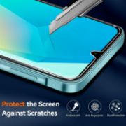 Picture of iVoler Samsung Galaxy A16 Clear TPU Case with 2 Tempered Glass Protectors, Shockproof