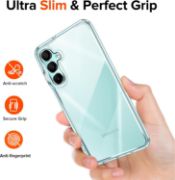 Picture of iVoler Samsung Galaxy A16 Clear TPU Case with 2 Tempered Glass Protectors, Shockproof