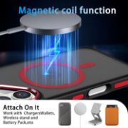 Picture of Magnetic Matte Case for iPhone 16 6.1", MagSafe Compatible Shockproof Protective Cover - Red