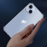 Picture of Melomon Clear Shockproof Case for iPhone 15 6.1-Inch with Airbag Drop Protection Anti Scratch Transparent Bumper Cover