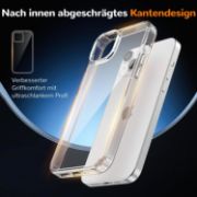 Picture of Clear Ultra Thin Shockproof TPU Case for iPhone 13 Anti Yellowing Crystal Transparent Protective Phone Cover - Clear