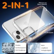 Picture of Clear Ultra Thin Shockproof TPU Case for iPhone 13 Anti Yellowing Crystal Transparent Protective Phone Cover - Clear