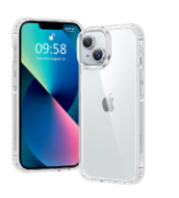 Picture of Clear Ultra Thin Shockproof TPU Case for iPhone 13 Anti Yellowing Crystal Transparent Protective Phone Cover - Clear