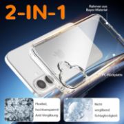 Picture of Clear Ultra Thin Shockproof TPU Case for iPhone 17 Anti-Yellowing Crystal Transparent Protective Phone Cover - Clear