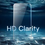 Picture of JETech Tempered Glass Screen Protector for iPhone 16 Pro Max 6.9" HD Clear Case Friendly Easy Install Tool 3 Pack