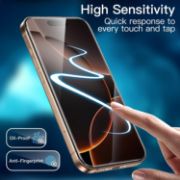 Picture of JETech Tempered Glass Screen Protector for iPhone 16 Pro Max 6.9" HD Clear Case Friendly Easy Install Tool 3 Pack