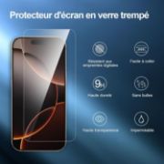Picture of NEW'C 3 Pack Tempered Glass Screen Protector for iPhone 17, 17 Pro, iPhone 16 Pro 6.3" Case Friendly Ultra Resistant with Installation Tool