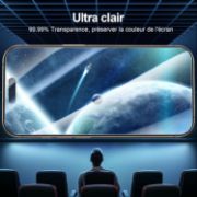 Picture of NEW'C 3 Pack Tempered Glass Screen Protector for iPhone 17, 17 Pro, iPhone 16 Pro 6.3" Case Friendly Ultra Resistant with Installation Tool