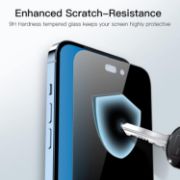 Picture of JETech Privacy Screen Protector for iPhone 14 Pro Max 6.7-Inch, Anti-Spy Tempered Glass 2-Pack