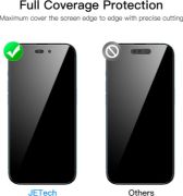 Picture of JETech Privacy Screen Protector for iPhone 14 Pro Max 6.7-Inch, Anti-Spy Tempered Glass 2-Pack
