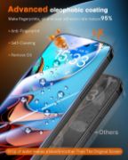 Picture of LK 2-Pack iPhone 16 Screen Protector, HD Tempered Glass, Auto Dust Removal Tool, 9H+ Scratch Resistant, Full Coverage, Bubble-Free Installation