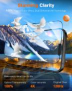 Picture of LK 2-Pack iPhone 16 Screen Protector, HD Tempered Glass, Auto Dust Removal Tool, 9H+ Scratch Resistant, Full Coverage, Bubble-Free Installation