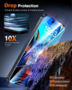 Picture of LK 2-Pack iPhone 16 Screen Protector, HD Tempered Glass, Auto Dust Removal Tool, 9H+ Scratch Resistant, Full Coverage, Bubble-Free Installation