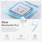 Picture of Bluetooth 5.4 Wireless Earbuds, HiFi Deep Bass, ENC Mic, 40H Playtime, IP7 Waterproof, Blue