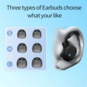 Picture of Wireless Bluetooth 5.3 In-Ear Earbuds, Deep Bass, Clear Calls, Ultralight Design, 60H Playtime, Built-in Mic Headphones for iPhone Android, Sports Gaming, Black