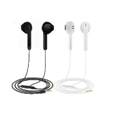 Picture of 2 Pack Wired In-Ear Earphones with Mic, Noise Isolating Earbuds for Phones, Tablets & Laptops