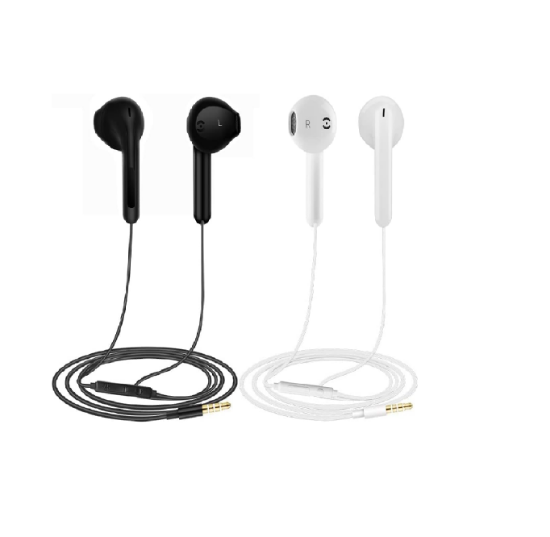 Picture of 2 Pack Wired In-Ear Earphones with Mic, Noise Isolating Earbuds for Phones, Tablets & Laptops