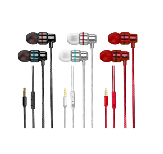 Picture of Yatloml 3 Pack Wired Earphones with Mic & Volume Control Noise Isolating Deep Bass 3.5mm Earbuds IphoneAndroid