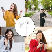 Picture of Hi-Res Extra Bass Wired Earbuds Noise Isolating In-Ear Headphones with Mic Volume Control 3.5mm for iPhone Samsung Huawei