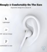 Picture of USB C Headphones 2 Pack Wired Earbuds Type C In-Ear Earphones with Mic Volume Control for iPhone 16 15 Galaxy S25 S24 Pixel Huawei