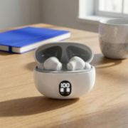 Picture of Luckyrao Y88 Wireless Earbuds Bluetooth 5.4, 4 HD Mics, 40H Playtime, IPX7 Waterproof White