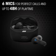 Picture of JBL Tune Beam 2 Wireless Noise Cancelling Earbuds, 48H Playtime, IP54 Water Resistant, Black