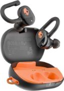 Picture of Skullcandy Push Play Active Wireless Earbuds Bluetooth, 34H Battery, Noise Isolating, Sweat Resistant Black/Orange