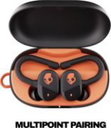 Picture of Skullcandy Push Play Active Wireless Earbuds Bluetooth, 34H Battery, Noise Isolating, Sweat Resistant Black/Orange
