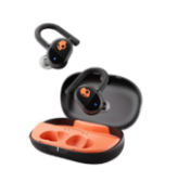 Picture of Skullcandy Push Play Active Wireless Earbuds Bluetooth, 34H Battery, Noise Isolating, Sweat Resistant Black/Orange