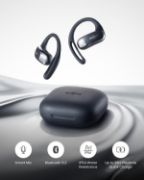Picture of Shokz OpenFit Air Open-Ear Wireless Earphones Bluetooth, Mic, 28H Playtime, IP54 Waterproof Black