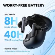 Picture of Soundcore Liberty 4 NC Wireless ANC Earbuds Bluetooth 5.3, Hi-Res Sound, 50H Battery, Noise Cancelling Black