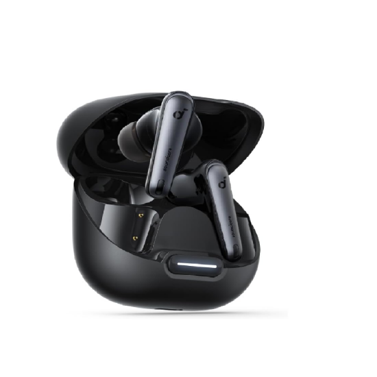 Picture of Soundcore Liberty 4 NC Wireless ANC Earbuds Bluetooth 5.3, Hi-Res Sound, 50H Battery, Noise Cancelling Black